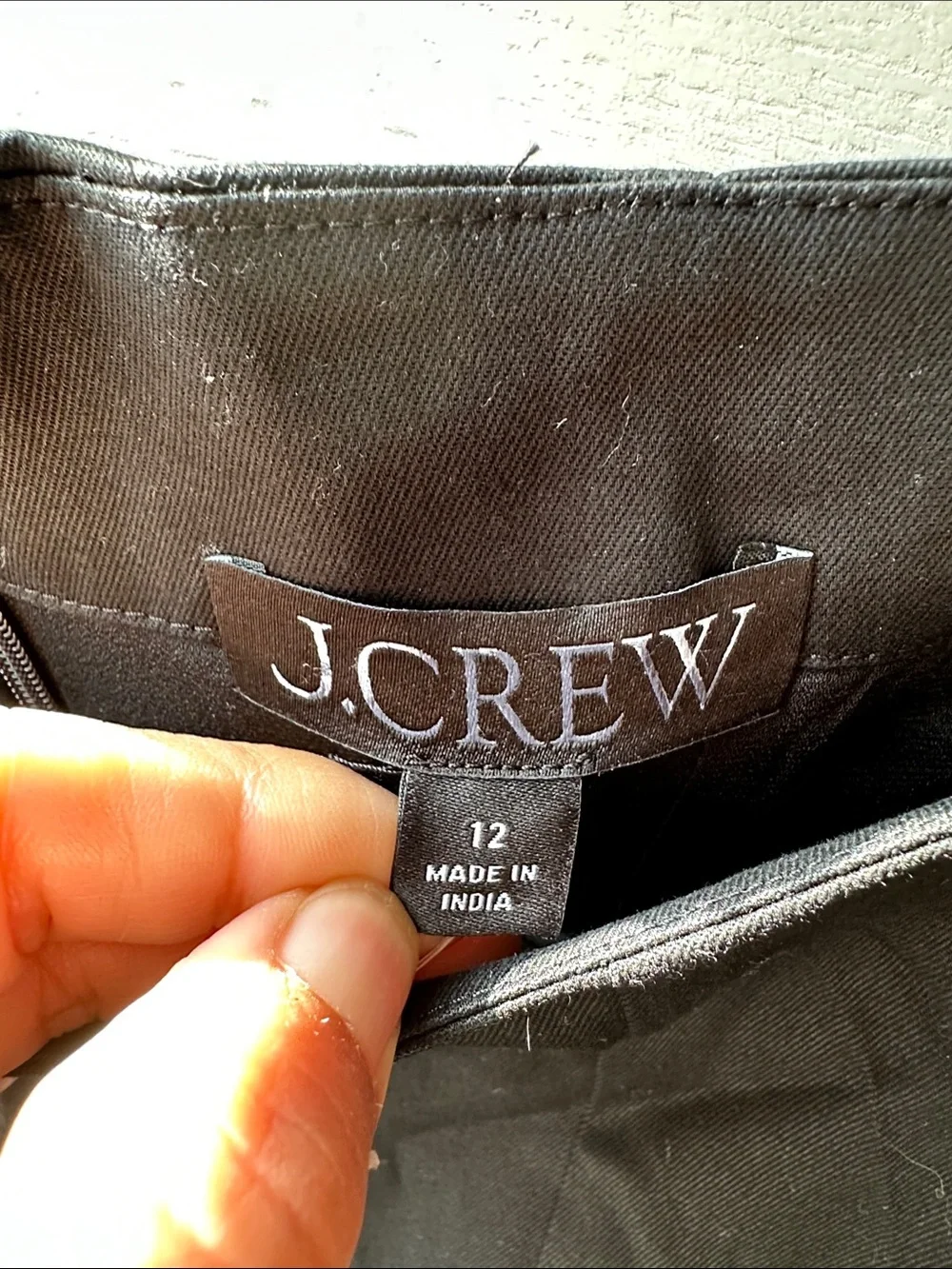 J. Crew Black Sleeveless Fit-and-Flare Dress